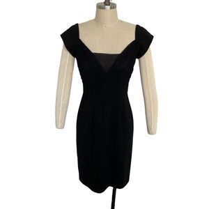 Black Halo Black Paige Sheath Dress Size 2